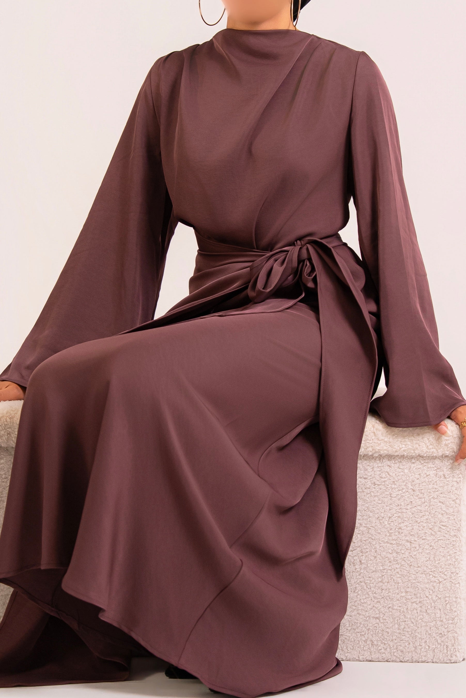 Robe JADE Aubergine