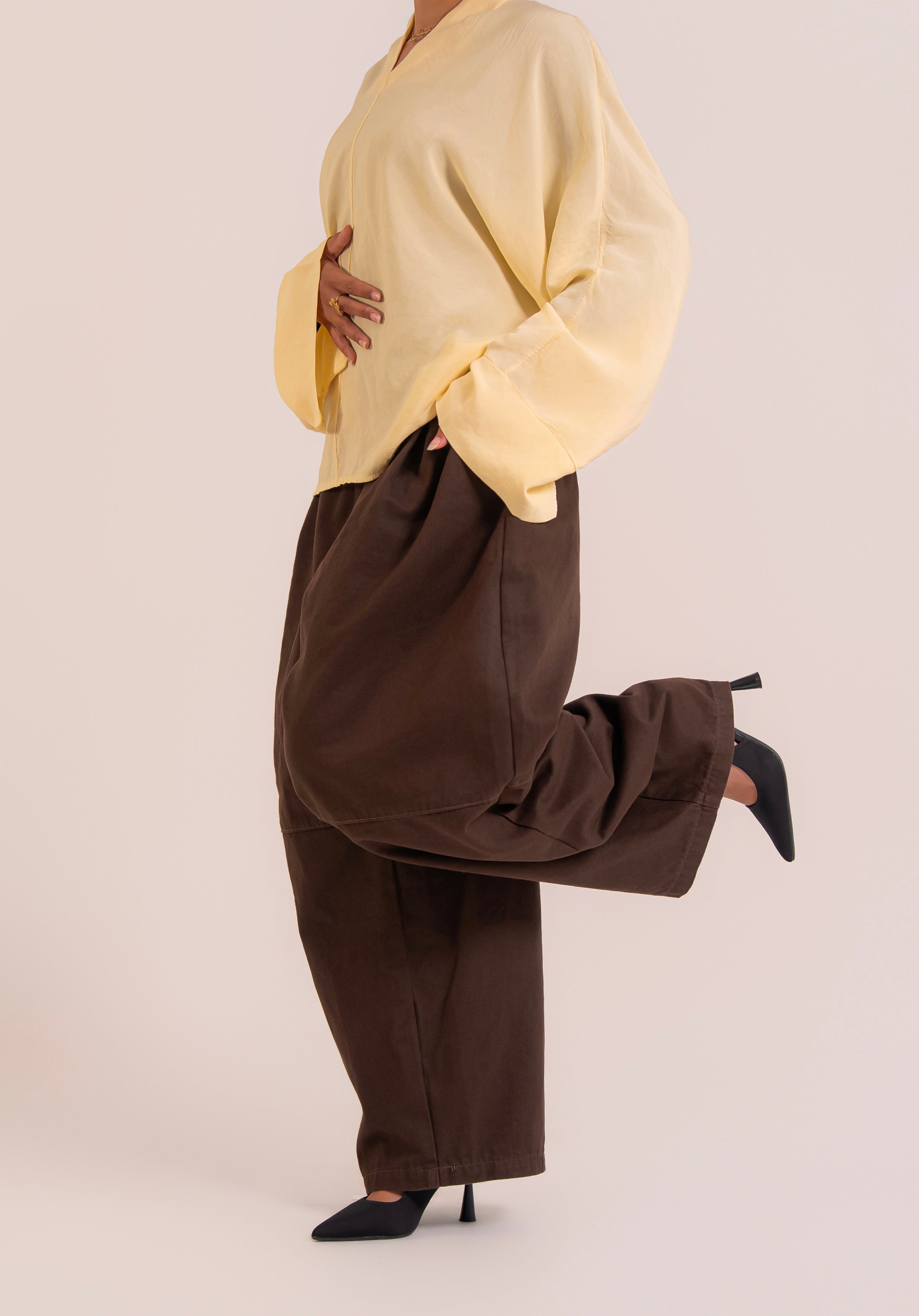 Pantalon ballon MAYSSANE Brown