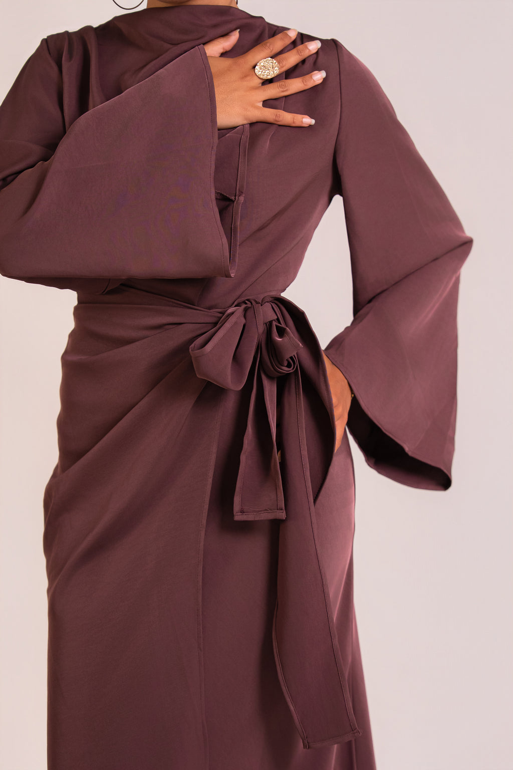 Robe JADE Aubergine