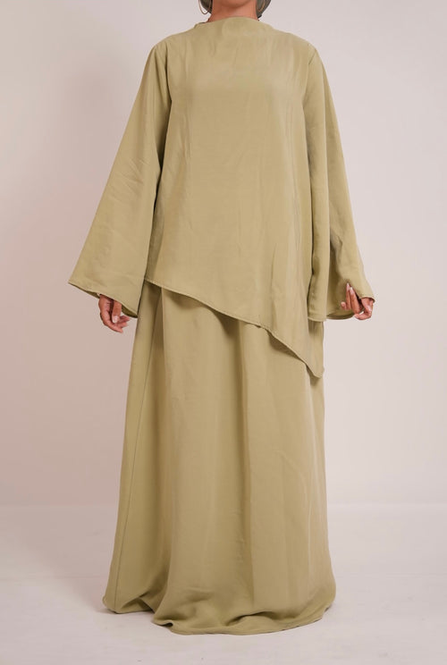 Ensemble jupe ELENA avocado